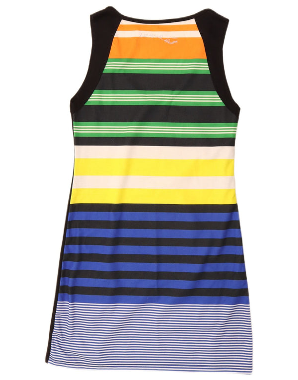 DESIGUAL Vestido camiseta gráfico para mujer UK 40 Mediano Mariposa multicolor