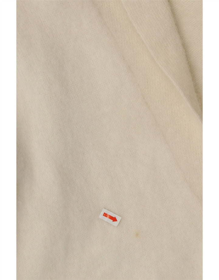 Monsoon Jersey Bolero para Mujer Reino Unido 46 Grande Angora Blanco Roto
