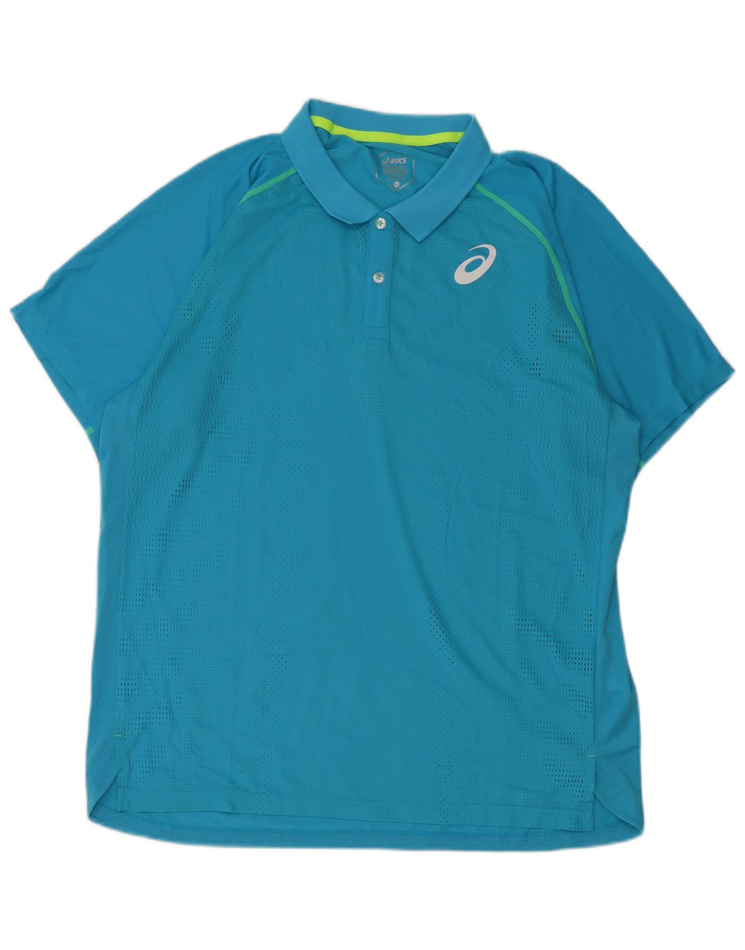 Polo Asics Hombre XL Poliéster Azul