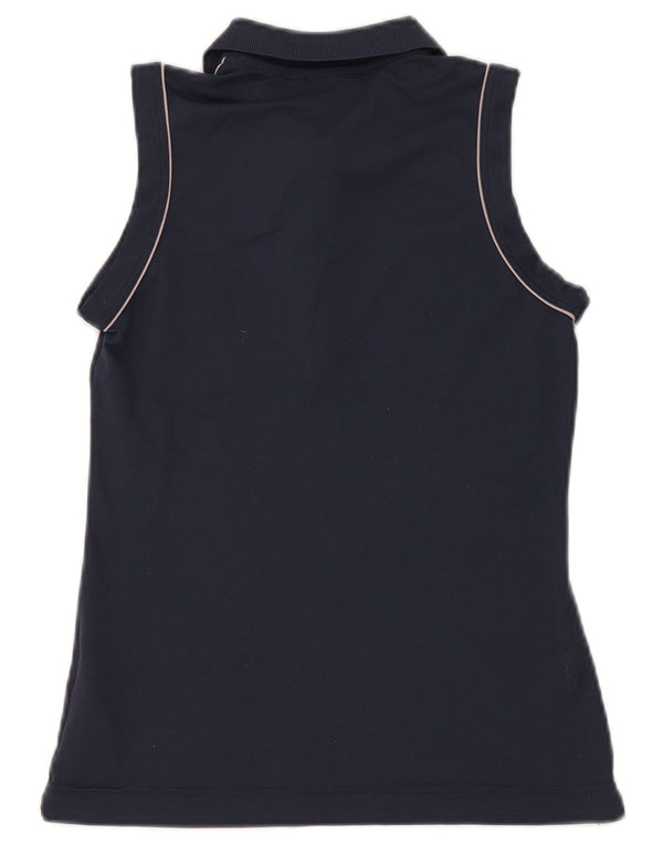 Chervo Polo Sin Mangas Mujer IT 40 Small Azul Marino Poliamida Sports