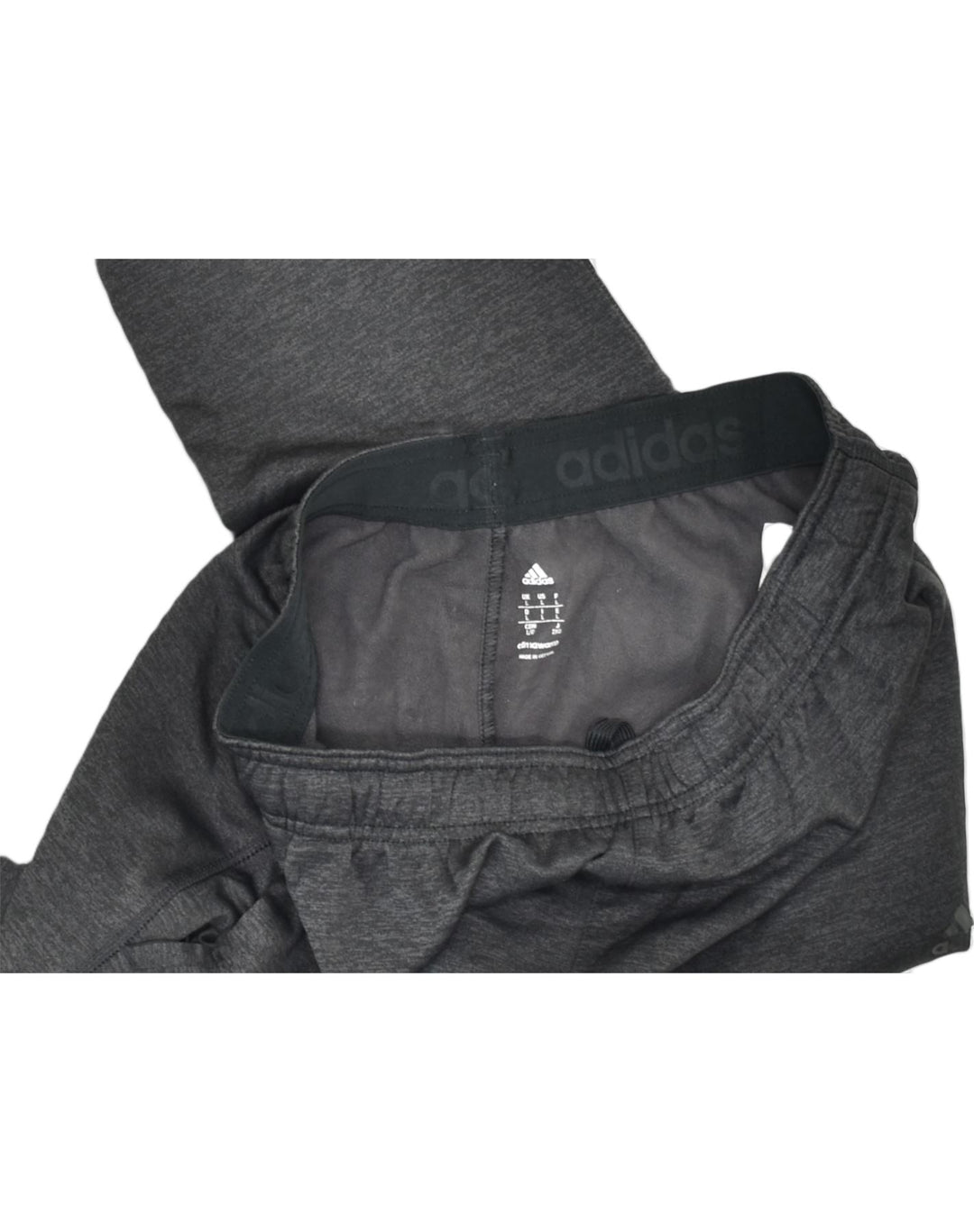Pantalones de chándal ADIDAS para hombre poliéster gris grande