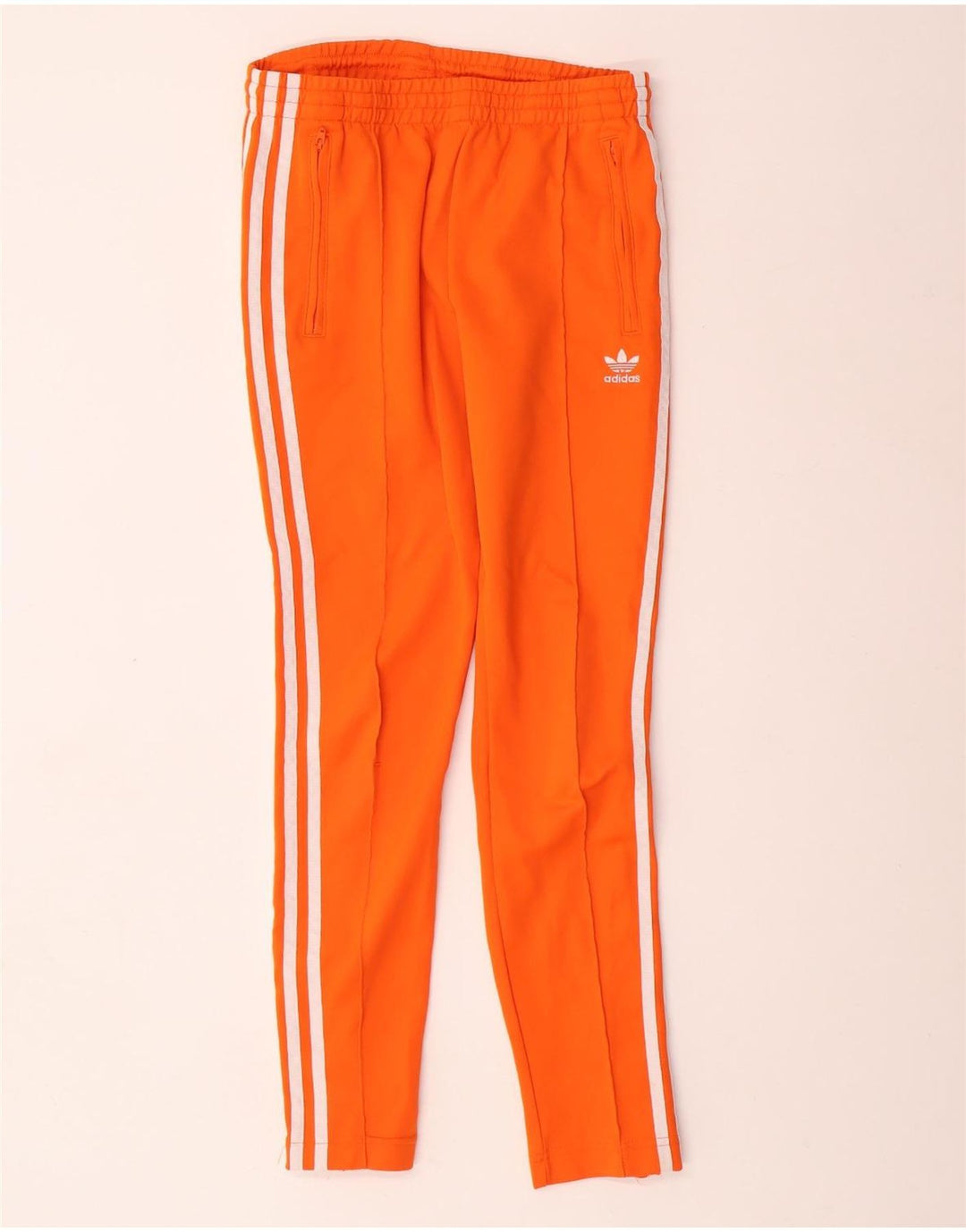 ADIDAS Pantalones de chándal para mujer UK 6 XS Naranja Poliéster