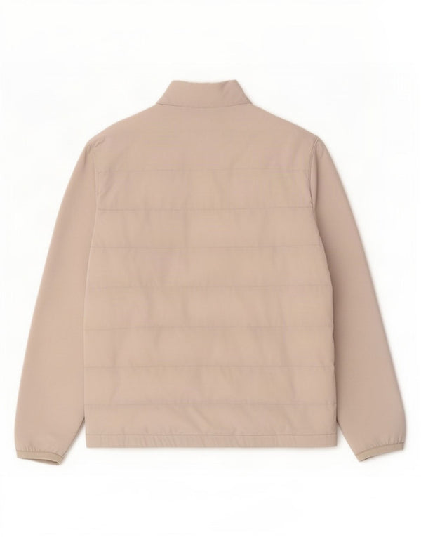 Zara Hombre Chaqueta Acolchada ES 38 Poliéster Gris Medio