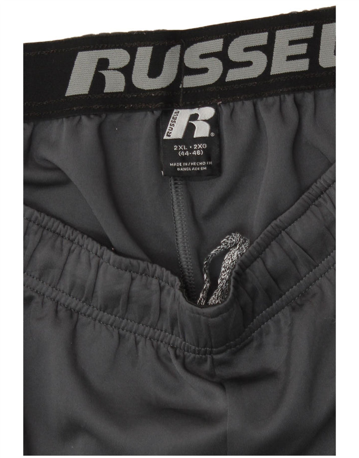 Russell Athletic Pantalones de chándal para hombre 2XL Gris Poliéster