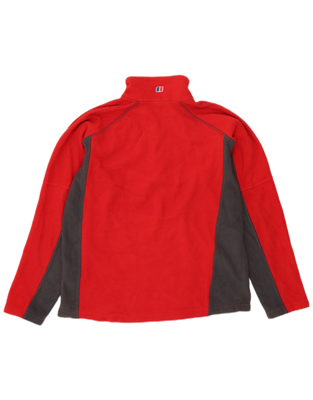 Berghaus Hombre Jersey De Forro Polar Con Cremallera En El Cuello Medio Rojo Colorblock Poliéster
