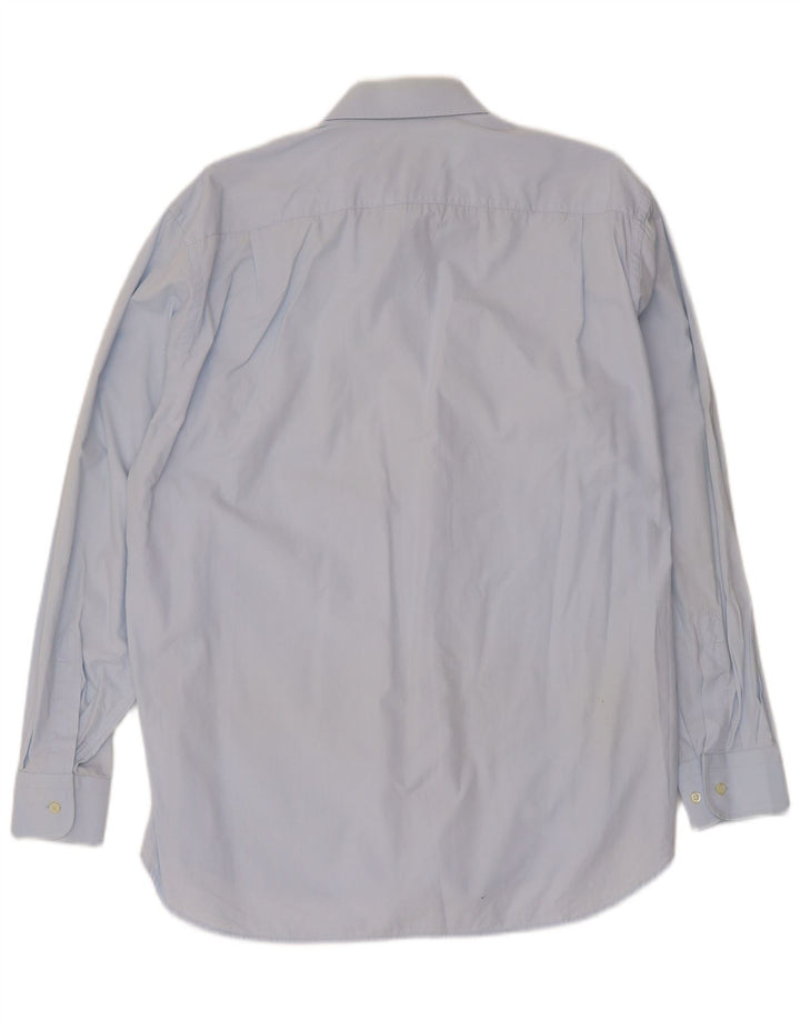 Camisa Valentino Hombre Talla 41 16 Grande Azul Algodón