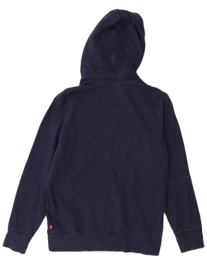 Levi's Hombre Sudadera Con Capucha Gráfica Jersey Pequeño De Algodón Azul Marino
