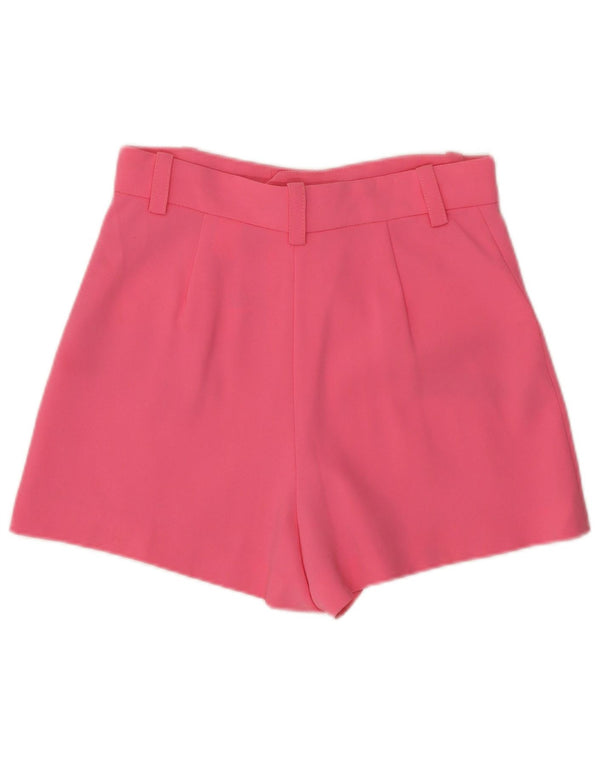 Zara Mujer Shorts Casual Mediano W28 Rosa Poliéster