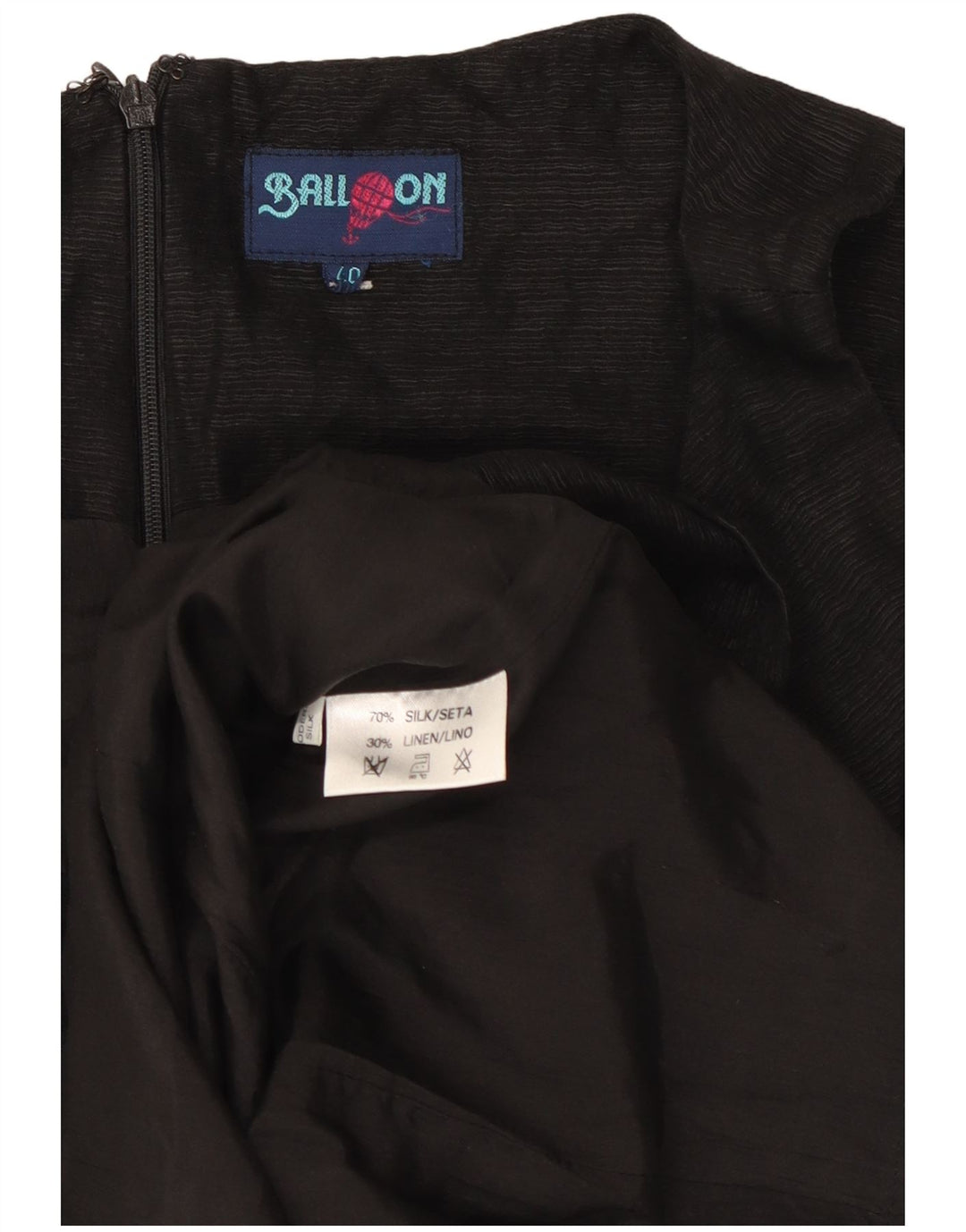 Vestido tubo sin mangas para mujer Balloon IT 40 Small Seda negra