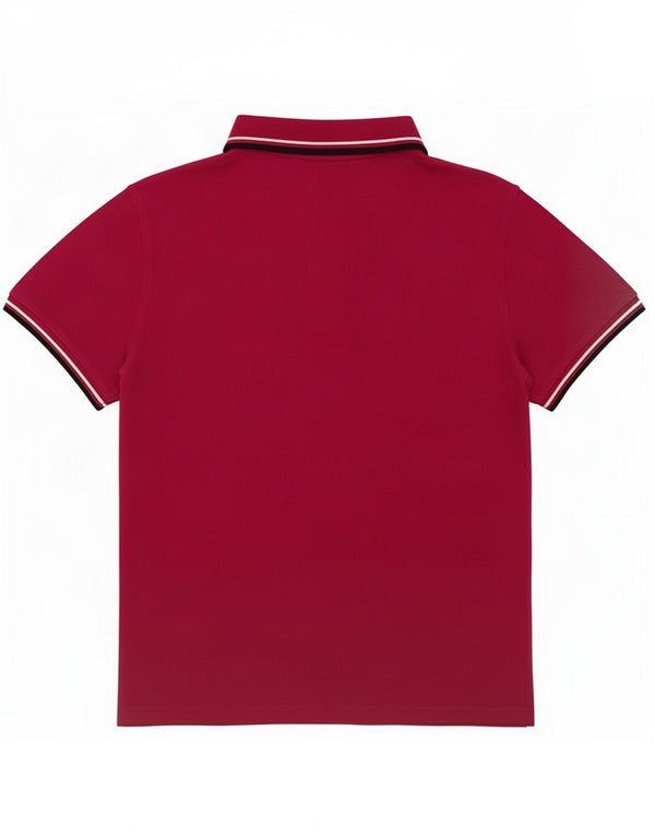 Lotto Polo Hombre Rayas Rosa Mediano
