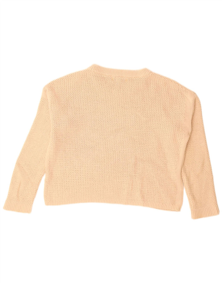 Marks & Spencer Suéter de Cuello Redondo para Mujer UK 44 Medio Beige