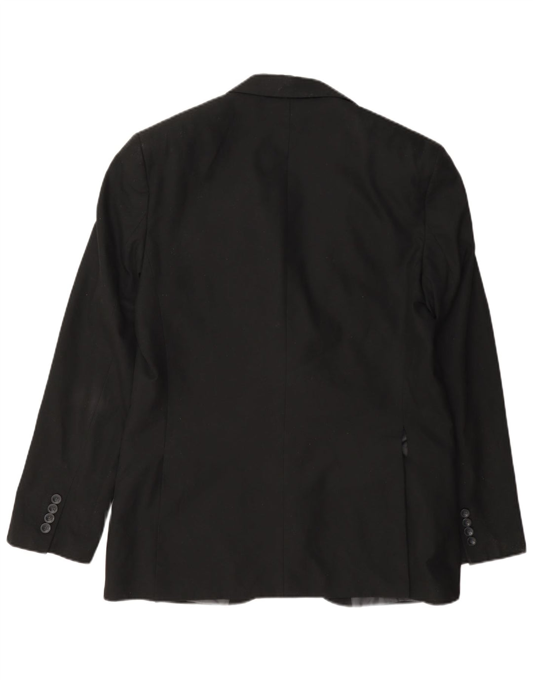 Marks & Spencer Chaqueta tipo blazer de 2 botones para hombre UK 40 Mediano Poliéster negro