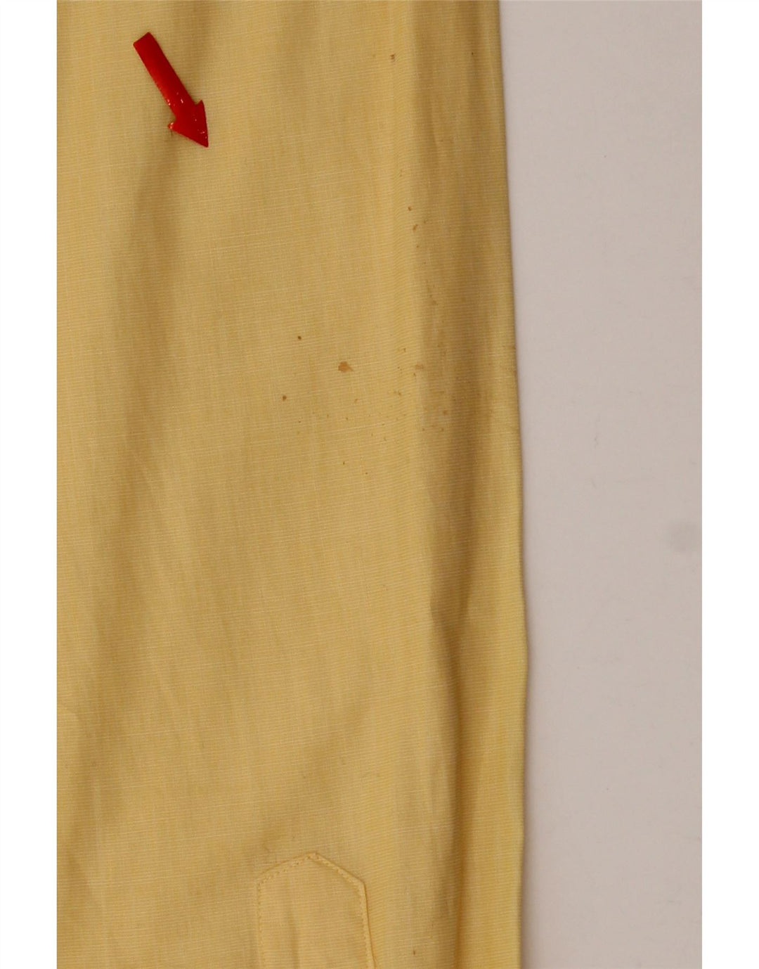Camisa Pierre Cardin para hombre talla 41 algodón amarillo grande