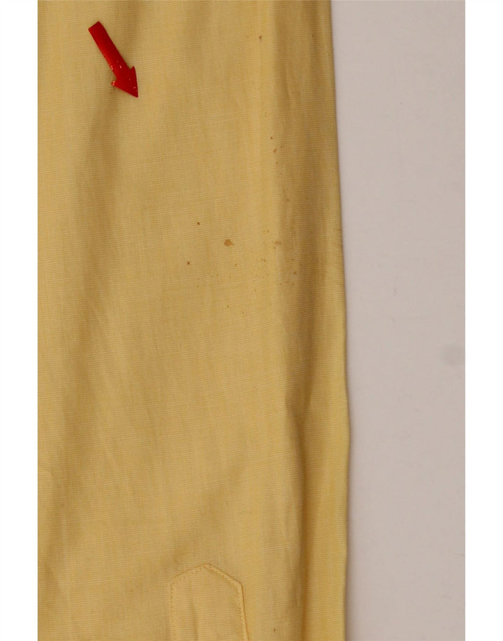 Camisa Pierre Cardin para hombre talla 41 algodón amarillo grande