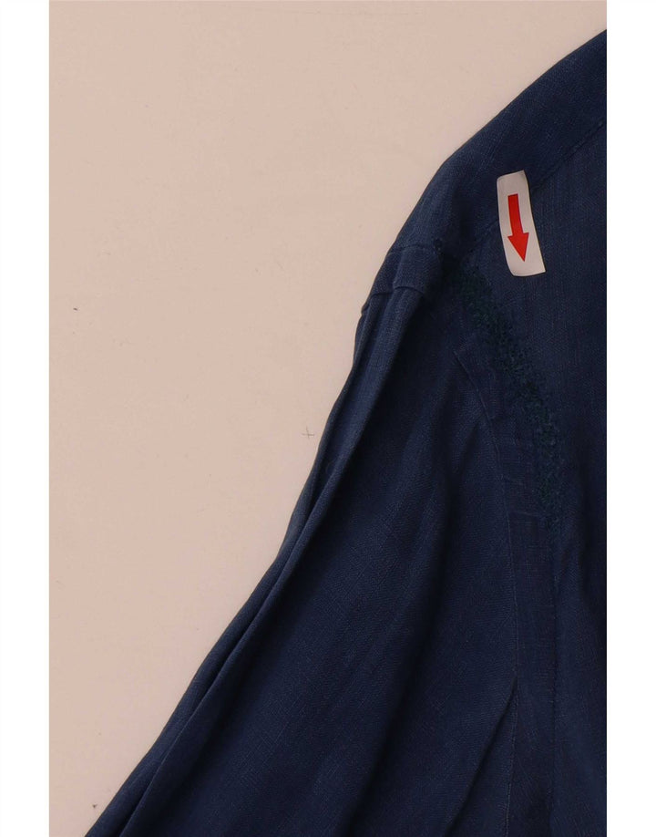 Camisa Ralph Lauren Hombre Pequeña Lino Azul Marino