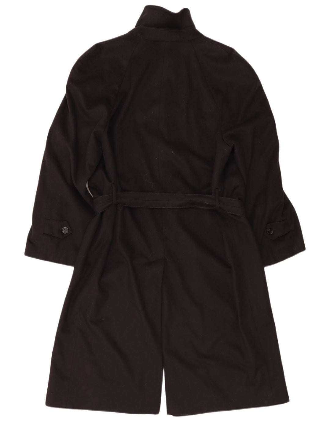 Abrigo vintage para hombre IT 48 Cachemira negra mediana