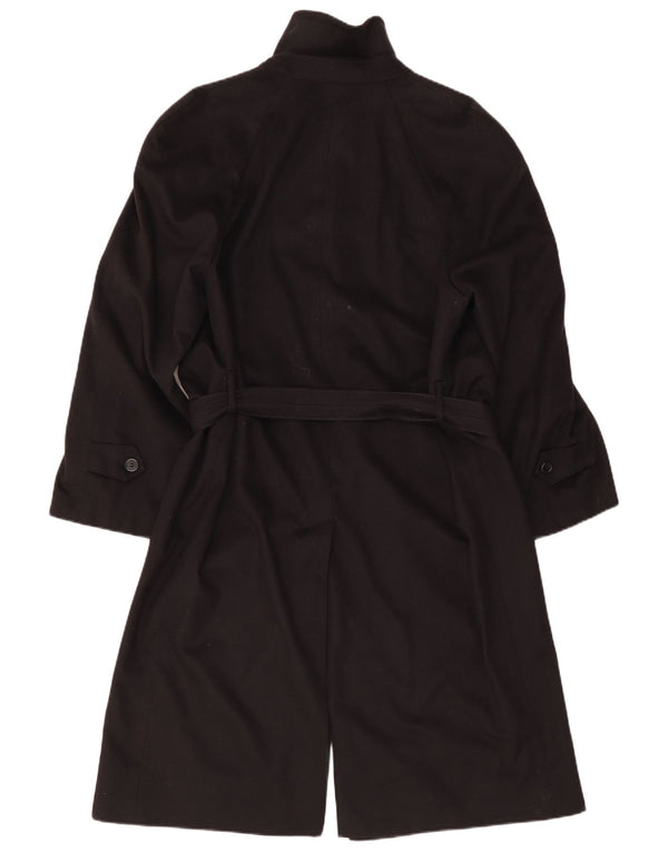 Abrigo vintage para hombre IT 48 Cachemira negra mediana