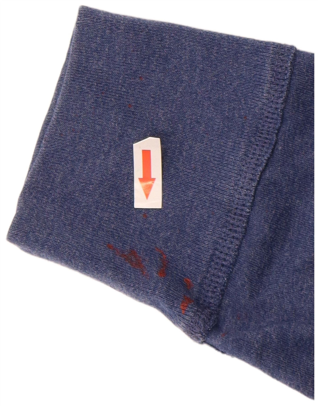 J. Crew Camiseta para hombre de manga larga de algodón azul marino grande