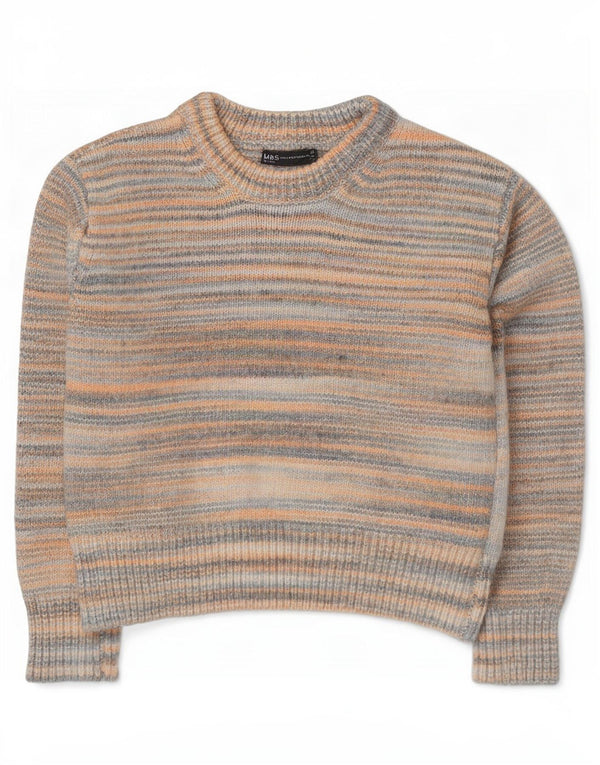 Marks & Spencer Jersey con Cuello Barco para Mujer UK 40 Mediano Multicolor