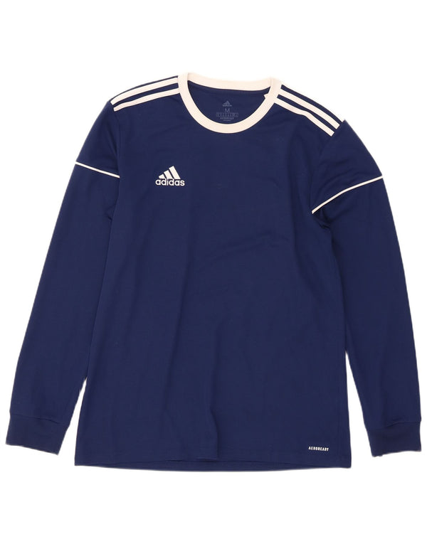 ADIDAS Hombre Aeroready Top Manga Larga Medio Azul Marino Poliéster