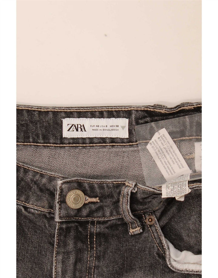 Zara Jeans rectos para hombre EU 40 Medium W30 L32 Algodón gris