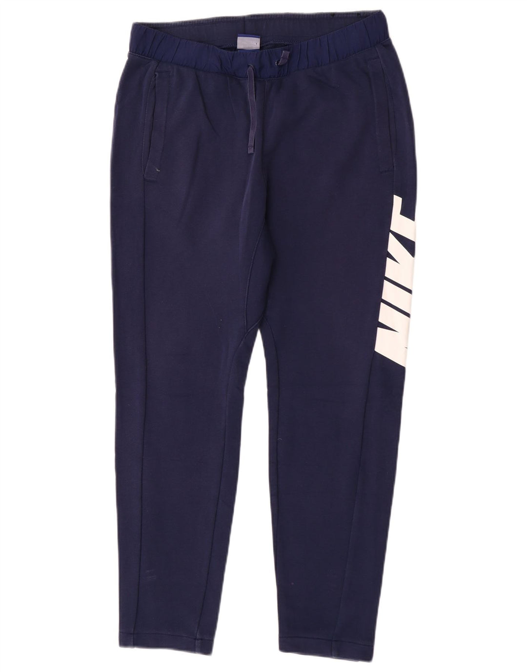 Nike Pantalones De Chándal Gráficos De Algodón Azul Pequeño - Hombre