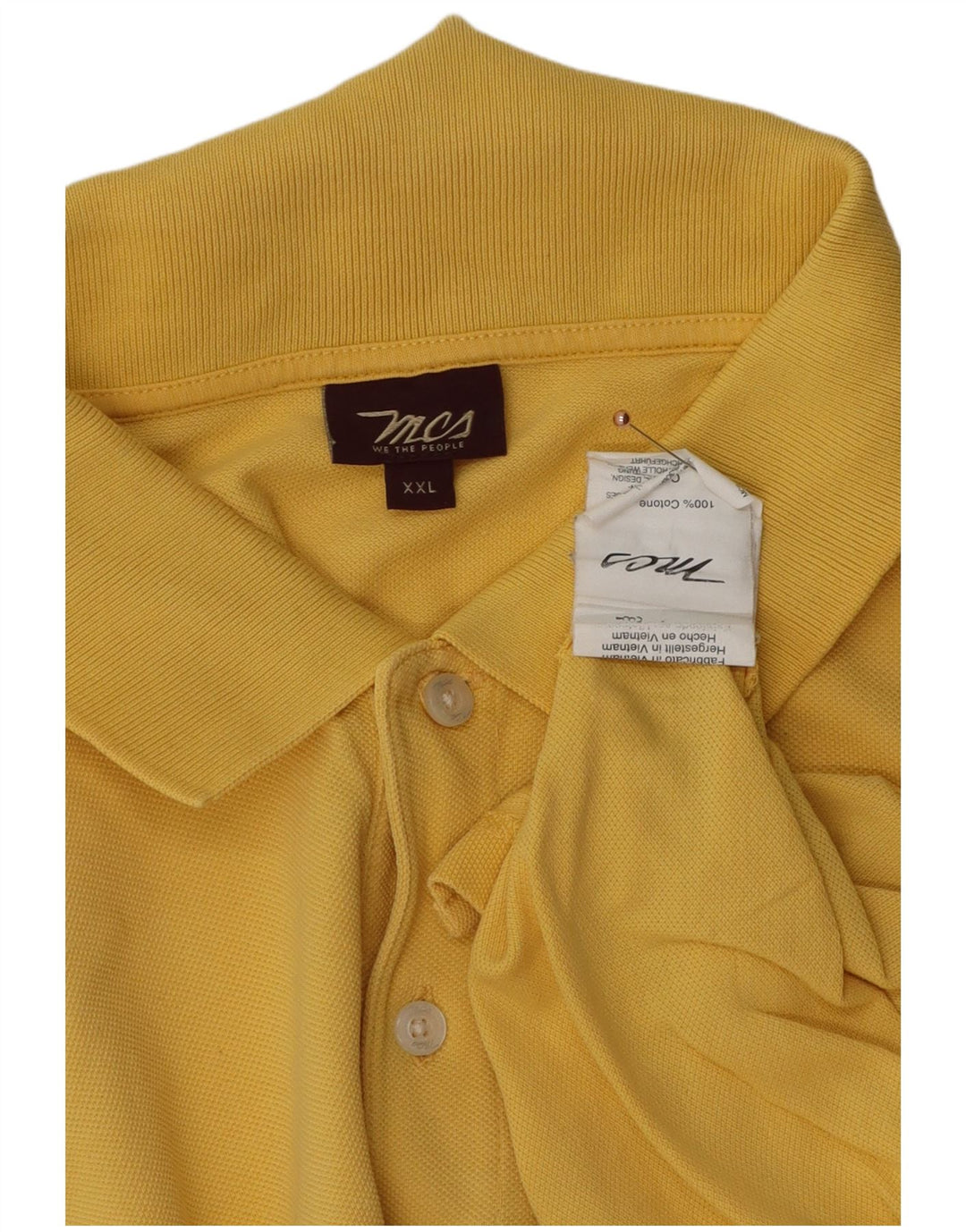 Marlboro Classics Polo Hombre 2XL Algodón Amarillo