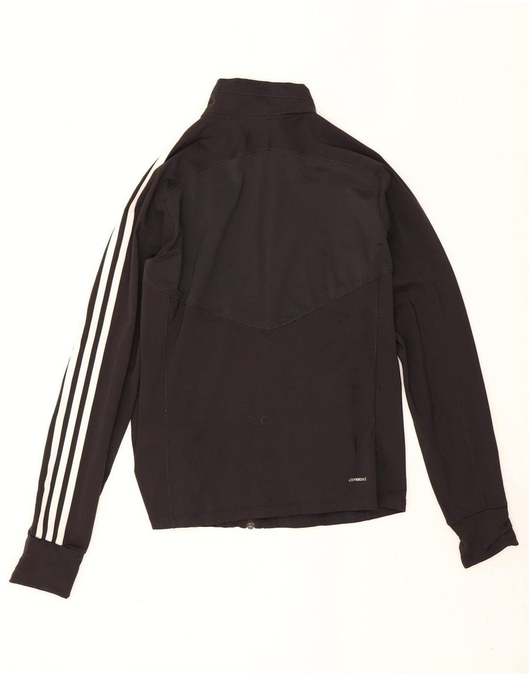 Adidas Mujer Climacool Chándal Top Chaqueta Reino Unido 8/10 Pequeño Negro Nylon