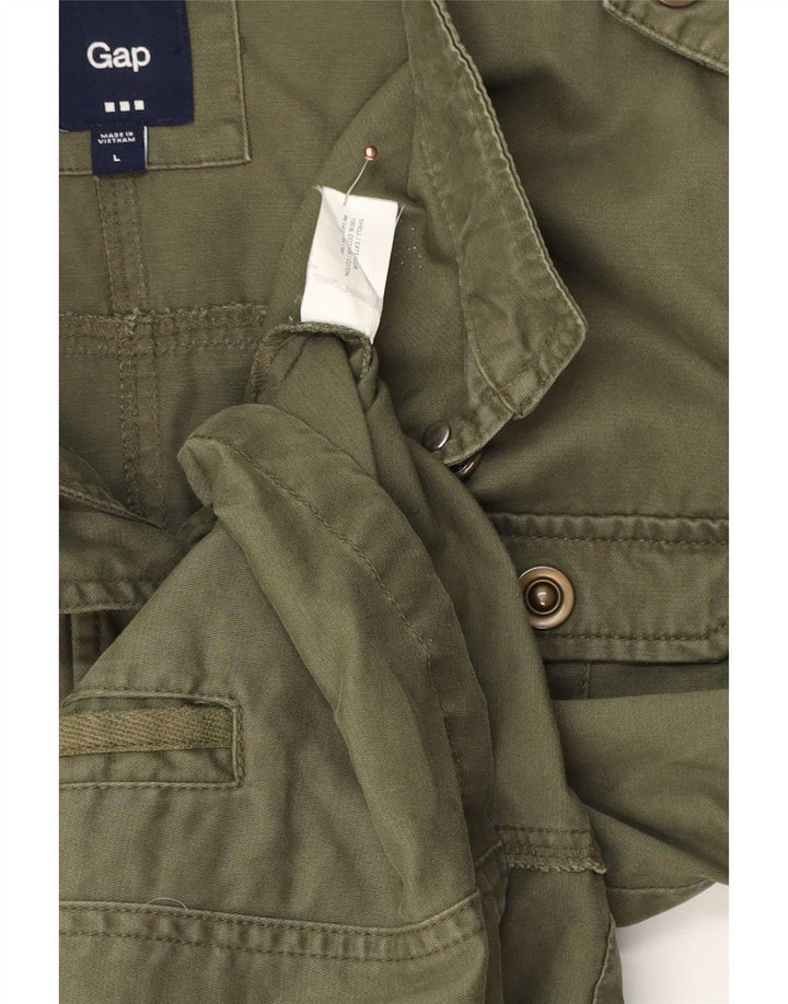 Chaqueta militar Gap para mujer UK 44 Algodón caqui mediano