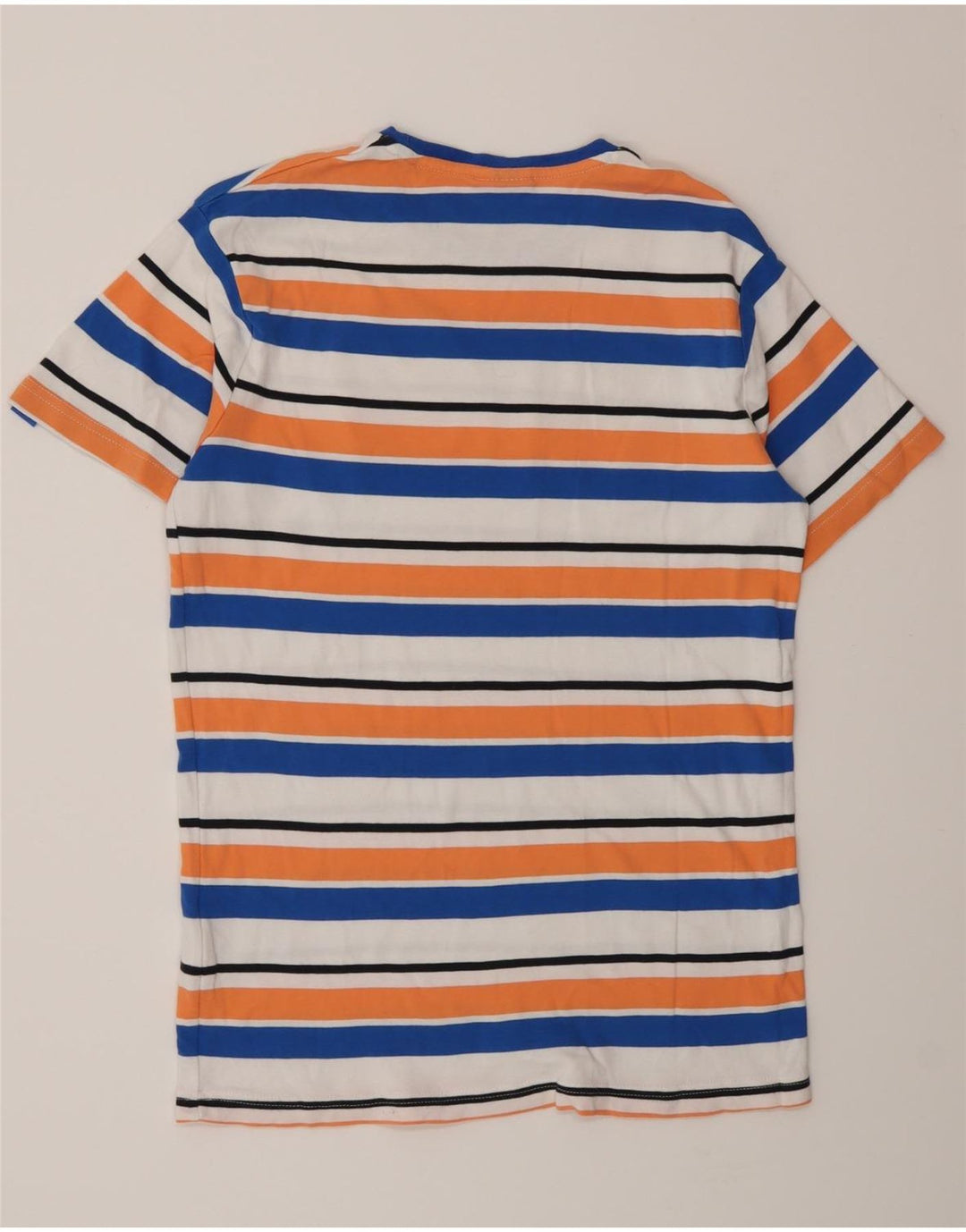 Ellesse Camiseta gráfica para hombre Top Small de algodón a rayas multicolor