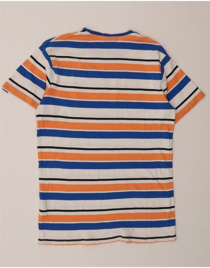 Ellesse Camiseta gráfica para hombre Top Small de algodón a rayas multicolor