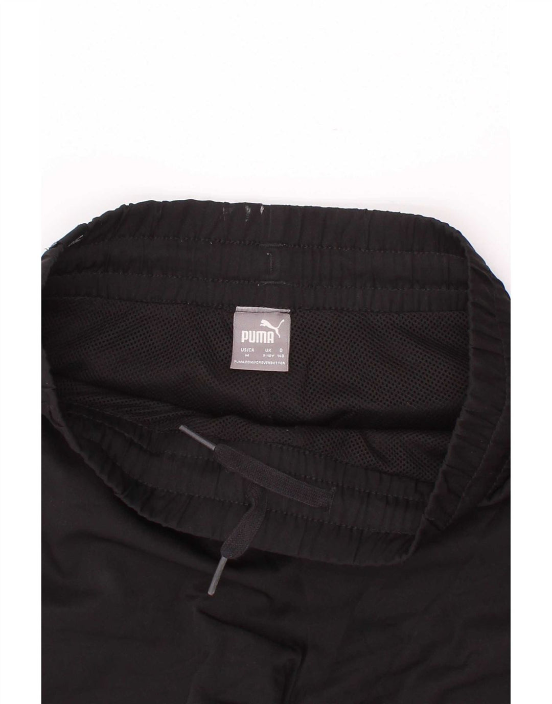Puma Pantalones cortos deportivos para niña 9-10 años negro