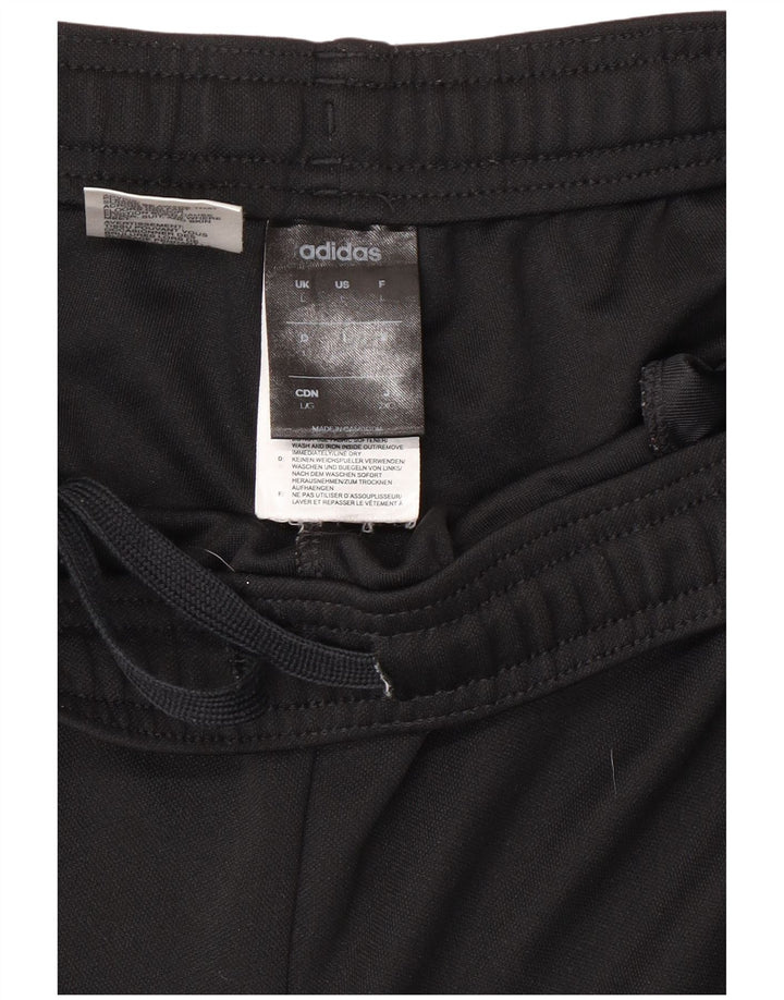 Adidas Hombre Pantalones De Chándal Joggers Grande Negro Poliéster