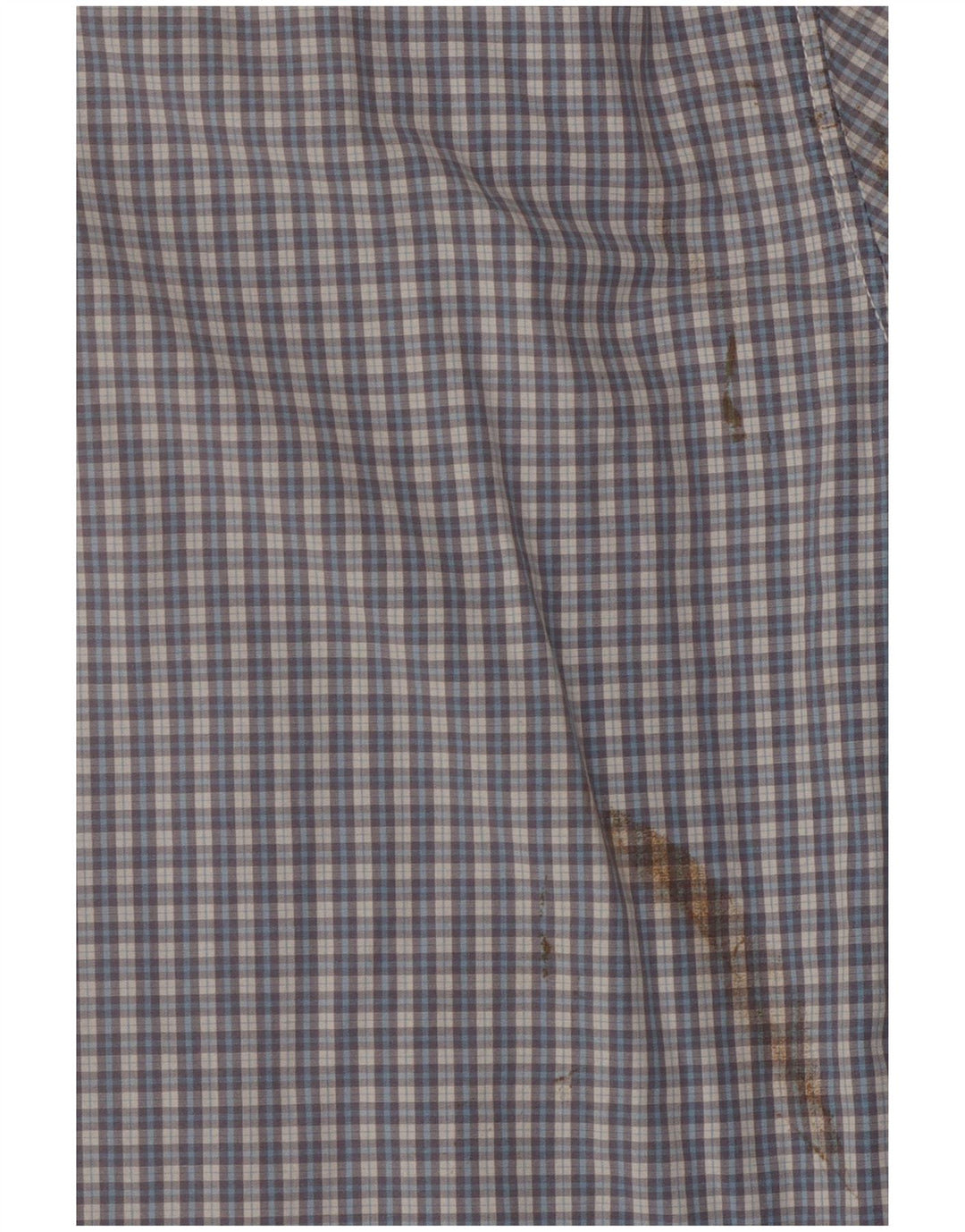 Levi's Camisa Slim Fit De Manga Corta Para Hombre XL Blue Gingham