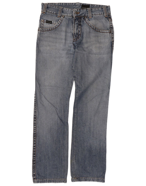 Vaqueros Rectos Calvin Klein Mujer W32 L31 Azul