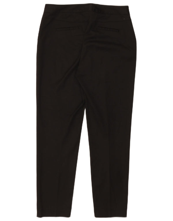 Reiss Pantalones chinos ajustados para mujer UK 12 Medium W32 L28 Poliéster negro
