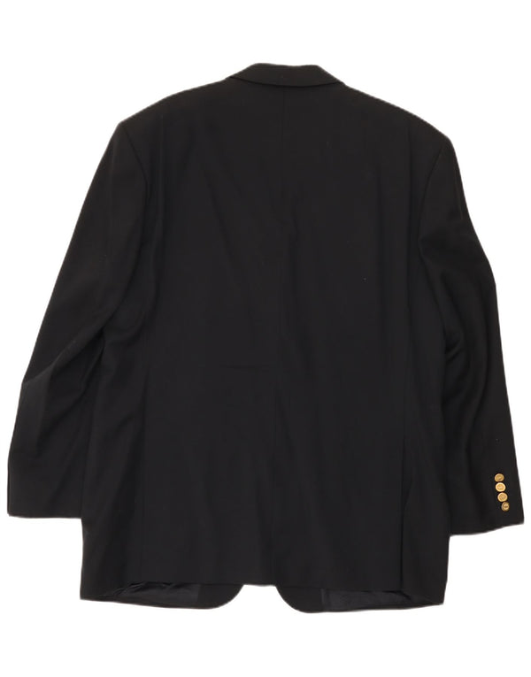 Yves Saint Laurent Chaqueta blazer de 3 botones para hombre UK 42 XL Azul marino Lana virgen