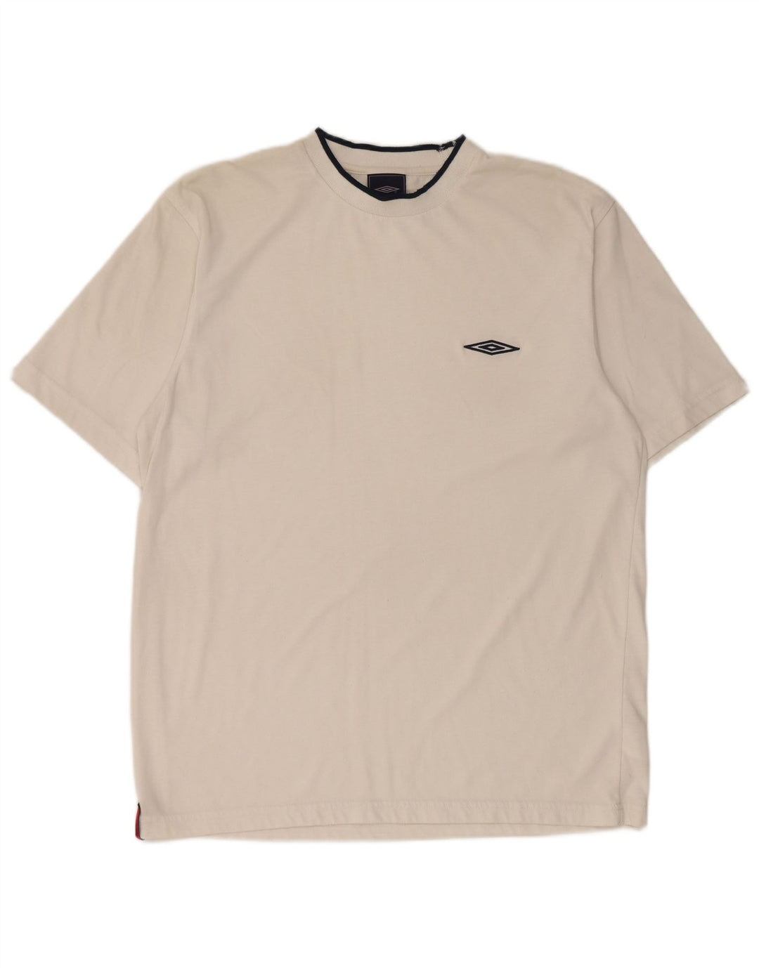 Camiseta Umbro Hombre Top Grande Poliéster Blanco