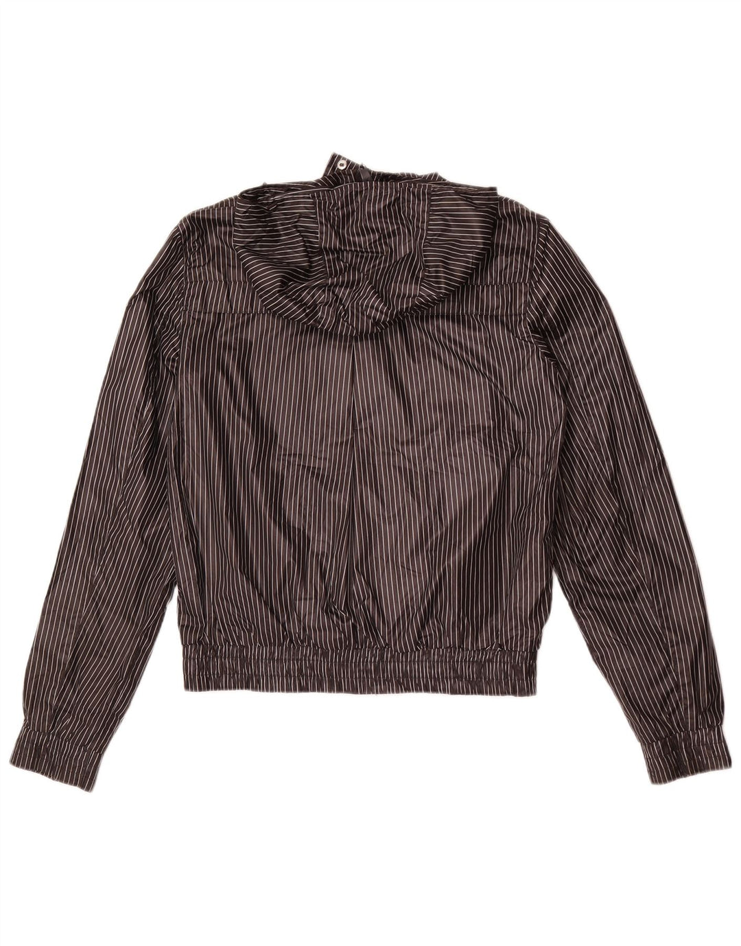 Roxy Chaqueta de chándal con capucha para mujer UK 40 XL Poliéster gris a rayas