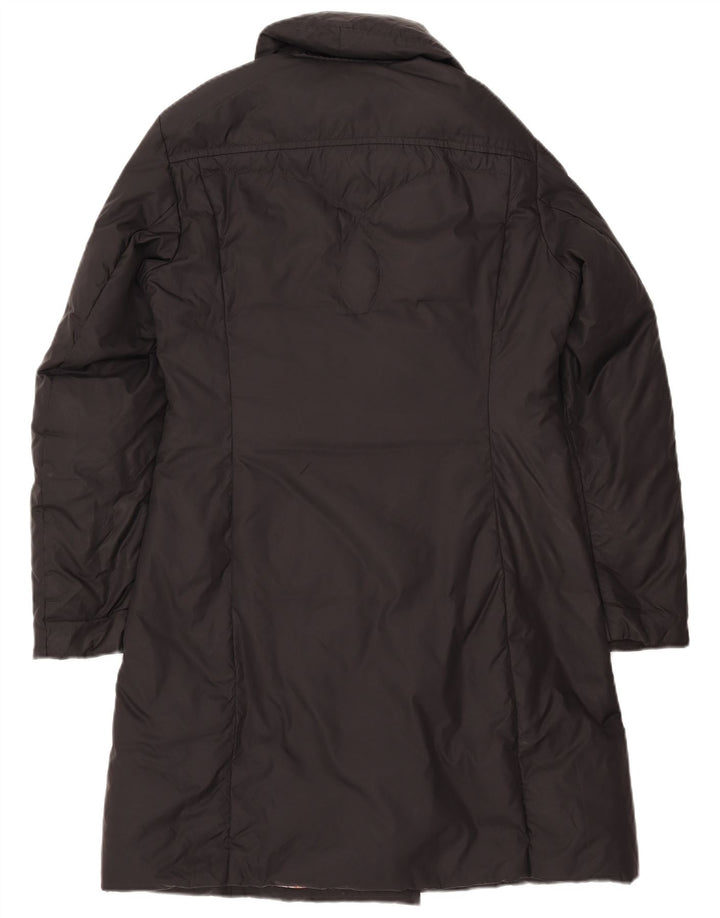 Calvin Klein Jeans Abrigo acolchado de doble botonadura para mujer UK 44 Mediano Negro