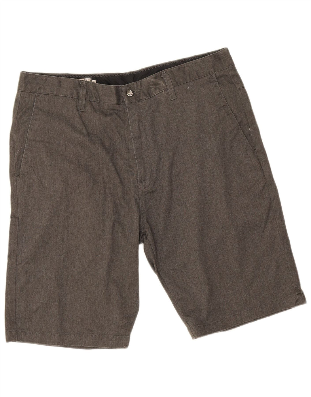 Volcom Pantalones cortos chinos para hombre W36 Algodón gris grande