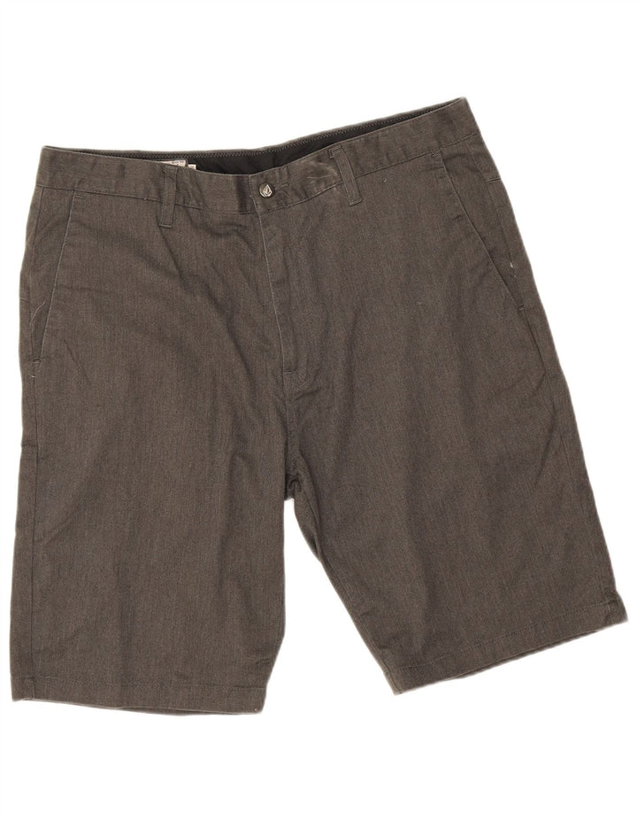 Volcom Pantalones cortos chinos para hombre W36 Algodón gris grande
