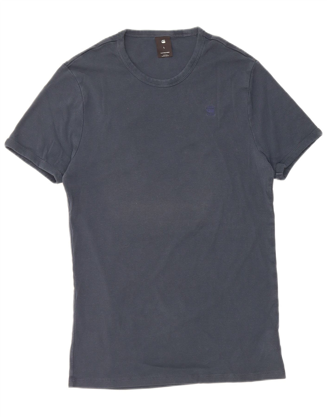G-Star Hombre Camiseta Top Grande Azul Marino Algodón
