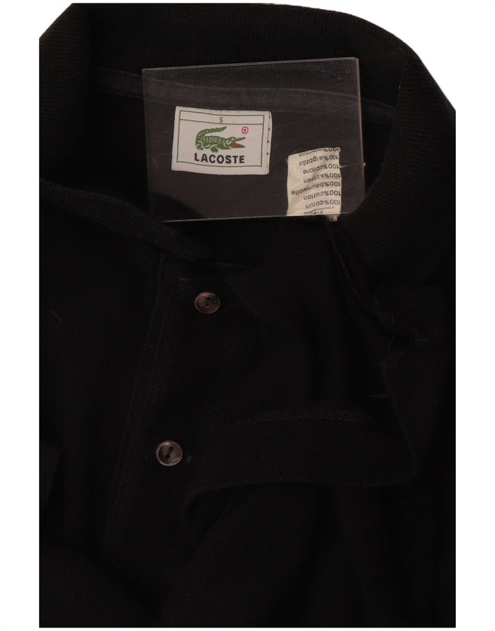 Polo Lacoste para hombre talla 5 grande algodón negro