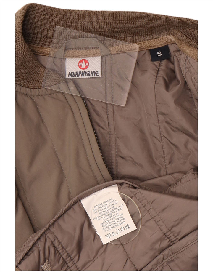 Murphy & Nye Chaleco acolchado para mujer UK 10 Small Marrón Poliamida