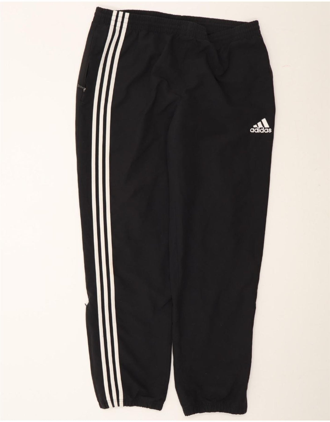ADIDAS Mens Tracksuit Trousers UK 44/46 Large  Black Polyester Vintage Adidas and Second-Hand Adidas from Messina Hembry 