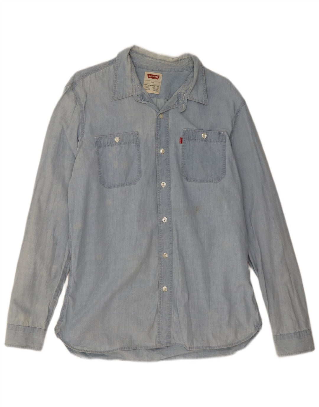 Camisa vaquera Levi's para hombre de algodón azul grande