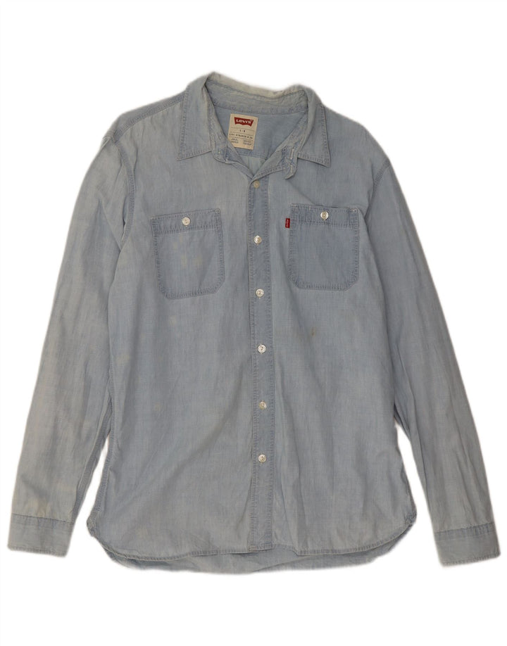 Camisa vaquera Levi's para hombre de algodón azul grande