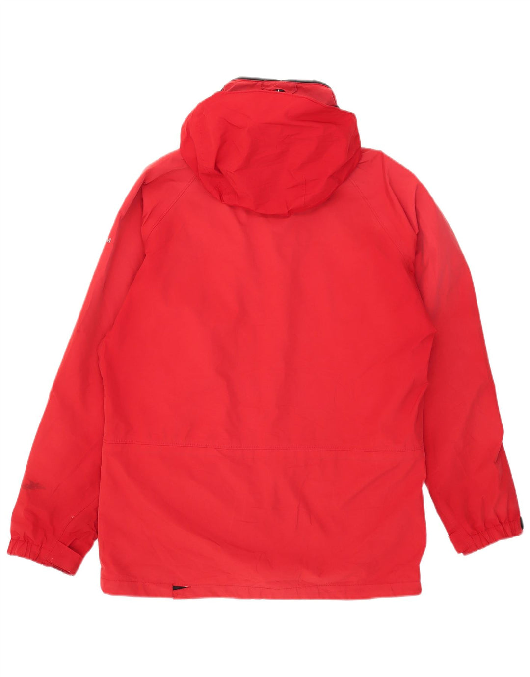 Columbia Chaqueta impermeable con capucha Titanium para hombre Reino Unido 38 Poliéster rojo mediano