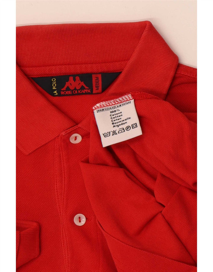 Polo Kappa Hombre Algodón Rojo Medio